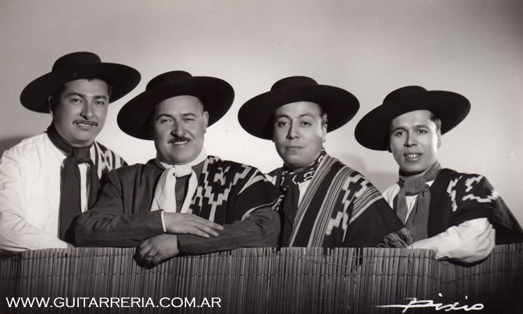 Ruben Moreyra, Marcos López, Alfredo Alfonso y José Zavala. LOS TROPEROS DE PAMPA DE ACHALA.