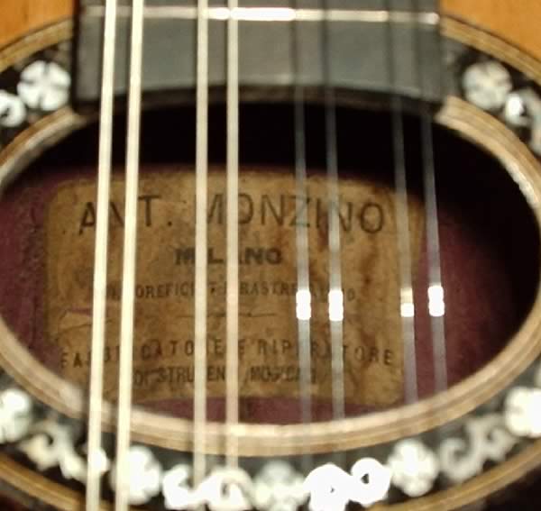 Ant. Monzino (mandolina) Milano - Italy - 1900 aprox 